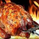 Frango assado no forno